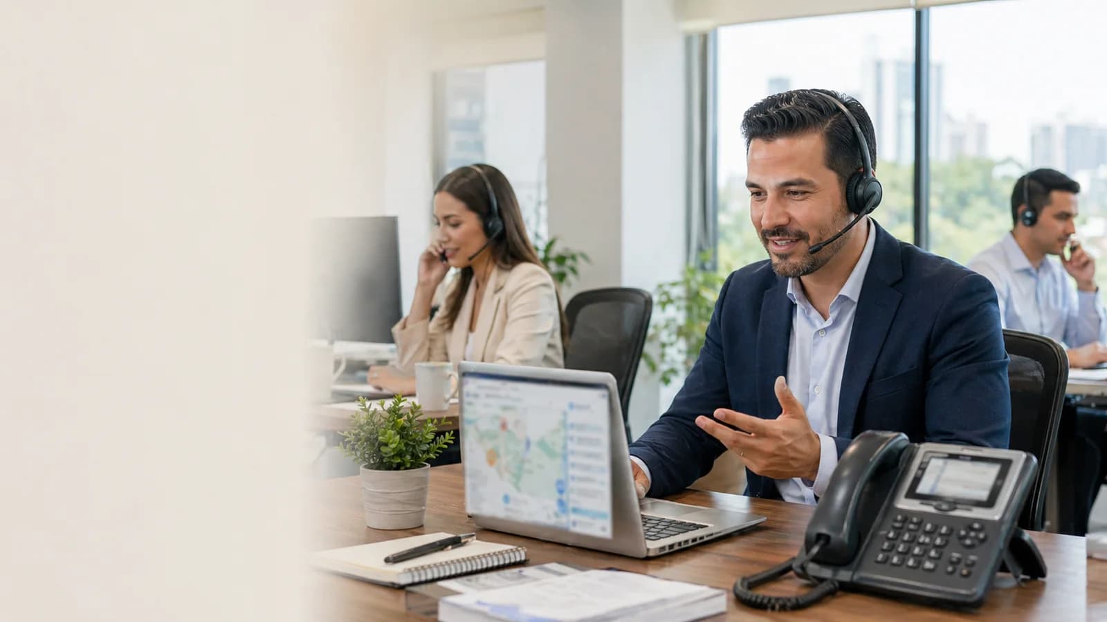 Telefonia VoIP para empresas con varias sucursales, extensiones internas y reportes centralizados